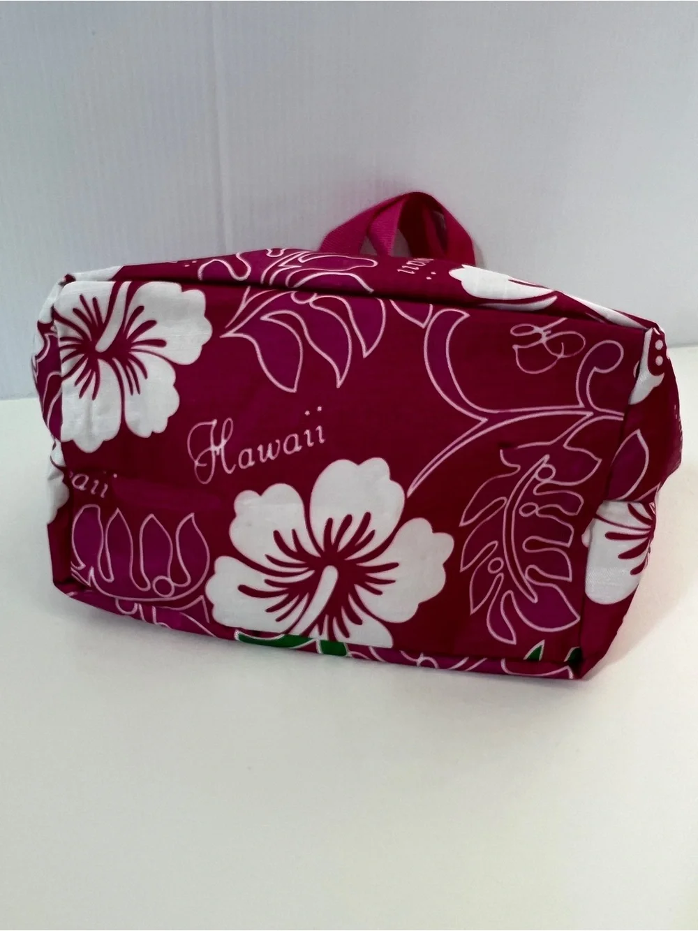 NWT American Travel Hawaii Pink Honu Turtle Floral Tote Bag Zip Pocket